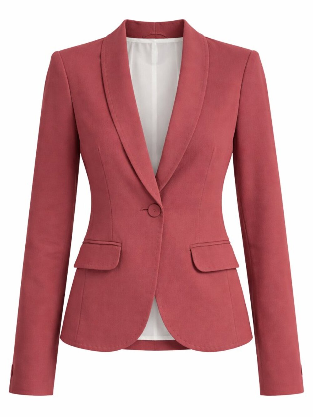 H&M - Red Womens Buttoned Blazer - Size US 2